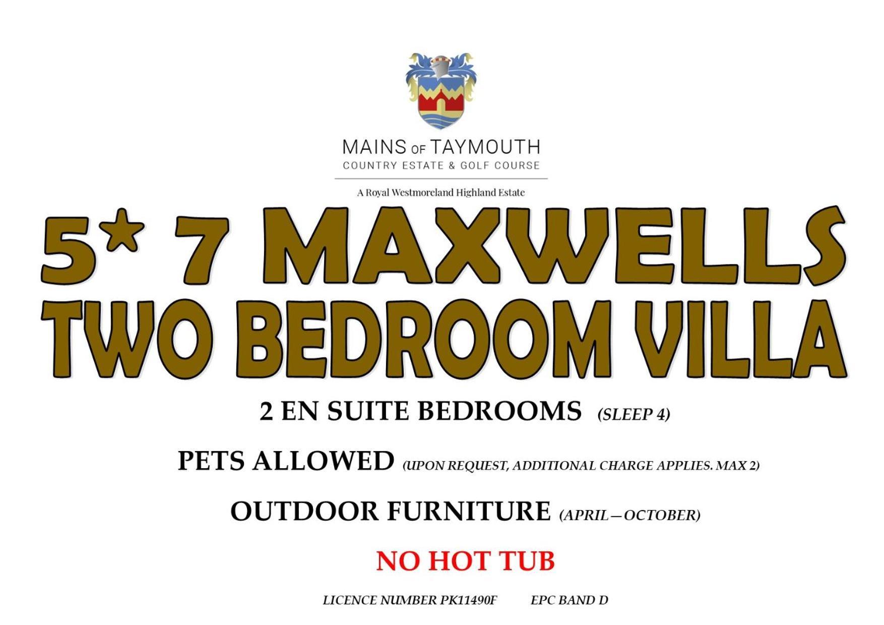 Mains Of Taymouth Country Estate 5* Maxwell Villas ケンモア エクステリア 写真