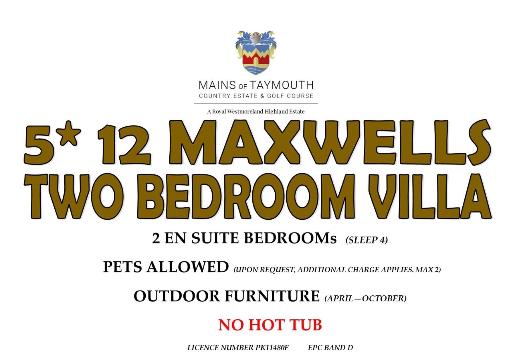 Mains Of Taymouth Country Estate 5* Maxwell Villas ケンモア エクステリア 写真